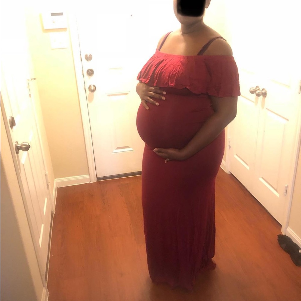 Plus Size Maternity Photo Gown